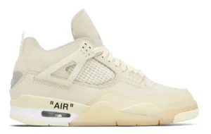 Sneakers For Cheap JORDAN 4 X OFF WHITE SAIL
