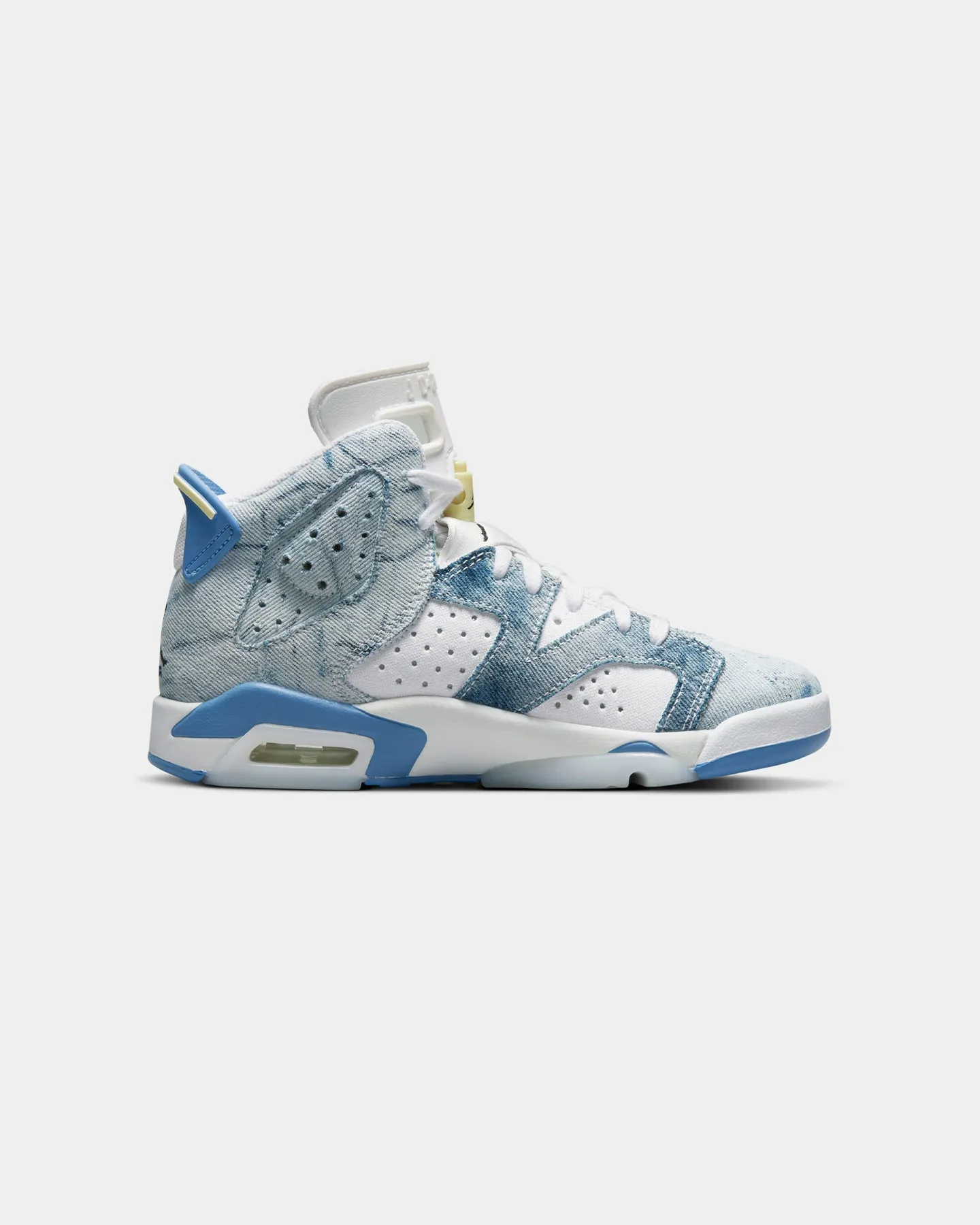 Corporate Sneakers Jordan Kid's Air Jordan 6 Retro (GS) "Washed Denim" White/Dutch Blue