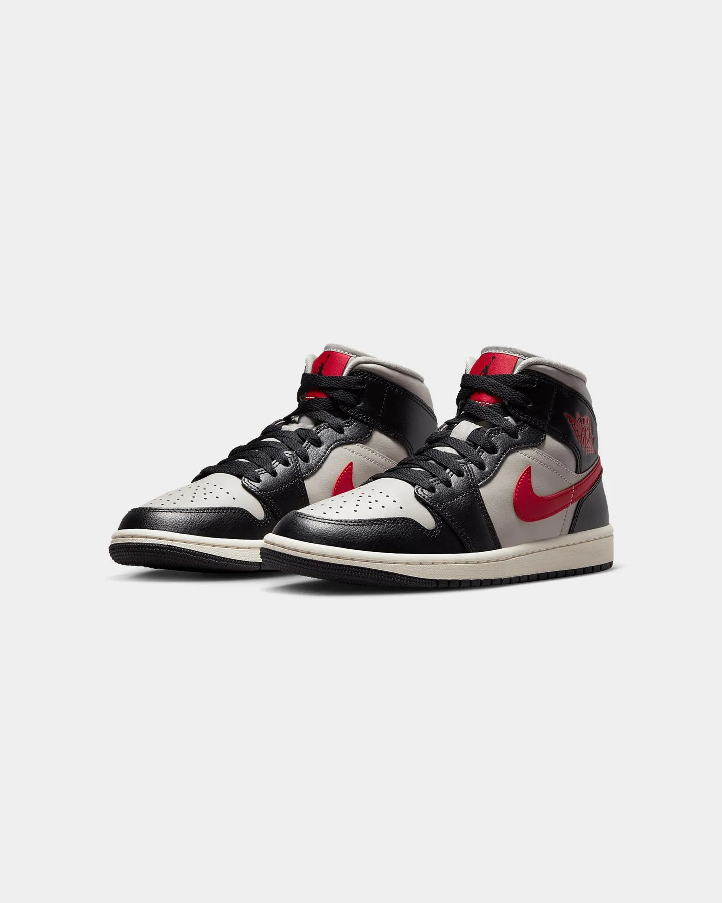 Foam Sneakers Jordan Women's Air Jordan 1 Mid Black/Gym Red