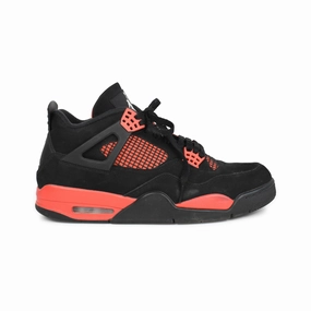 Jordan 'Retro 4 Red Thunder' Sneakers - Men's 12 Best Sneakers Flat Feet