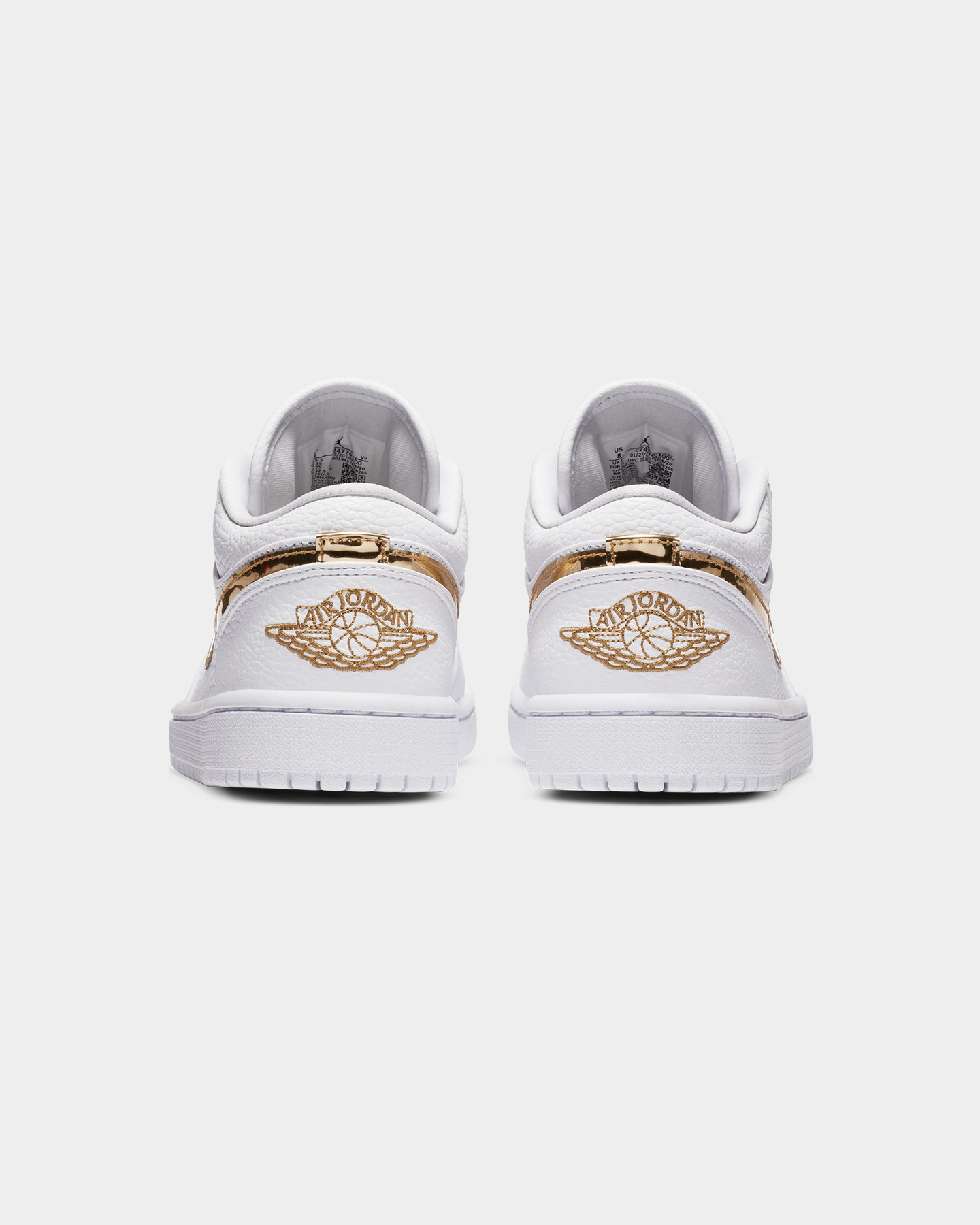 Higley Lace Casual Shoes Jordan Women's Air Jordan 1 Low SE "Metallic Gold" White/Metallic Gold