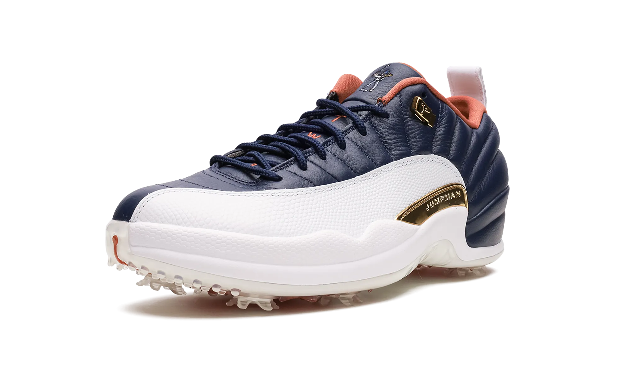 Air Jordan 12 Golf "Eastside Golf" Sneakers With Spring Heels