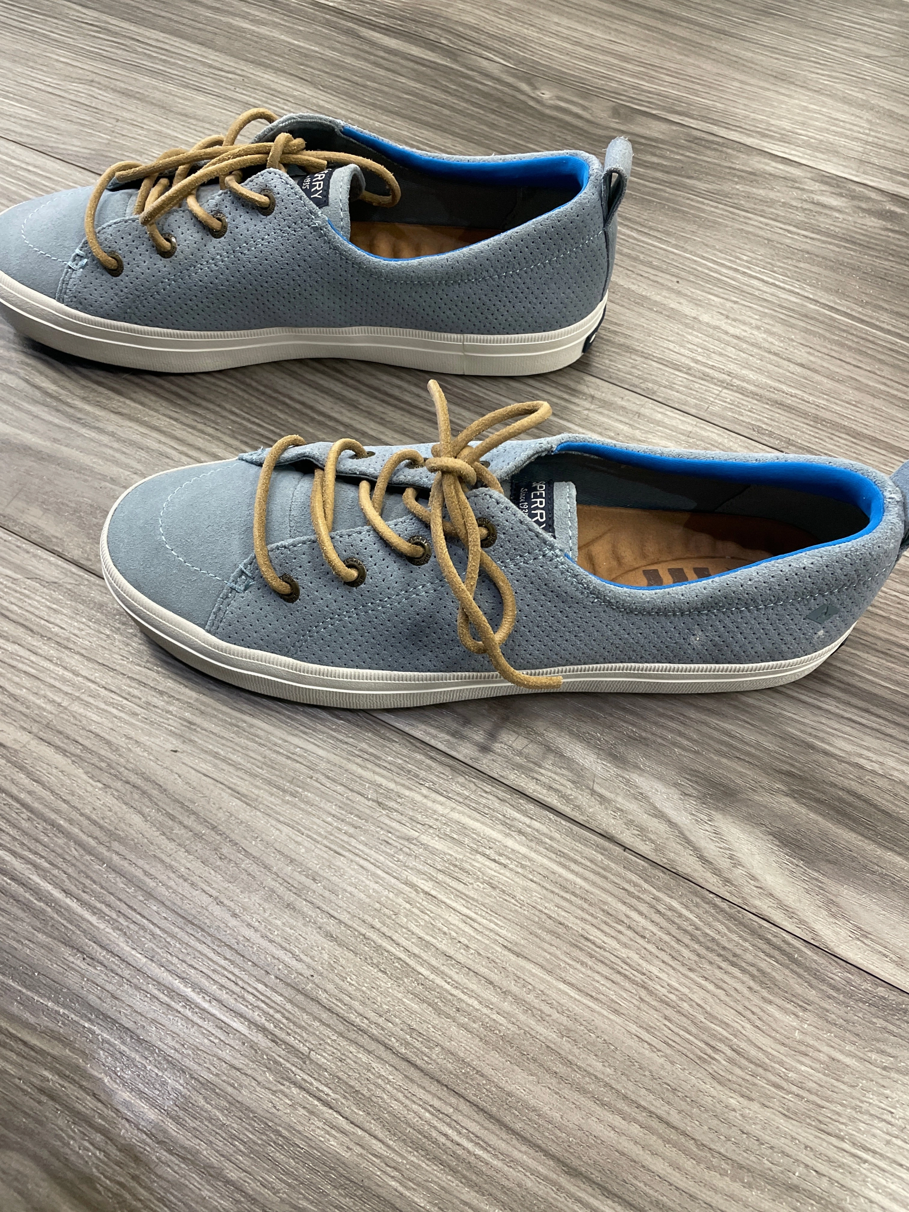 Blue Shoes Flats Sperry, Size 7.5 Shoes Pedal
