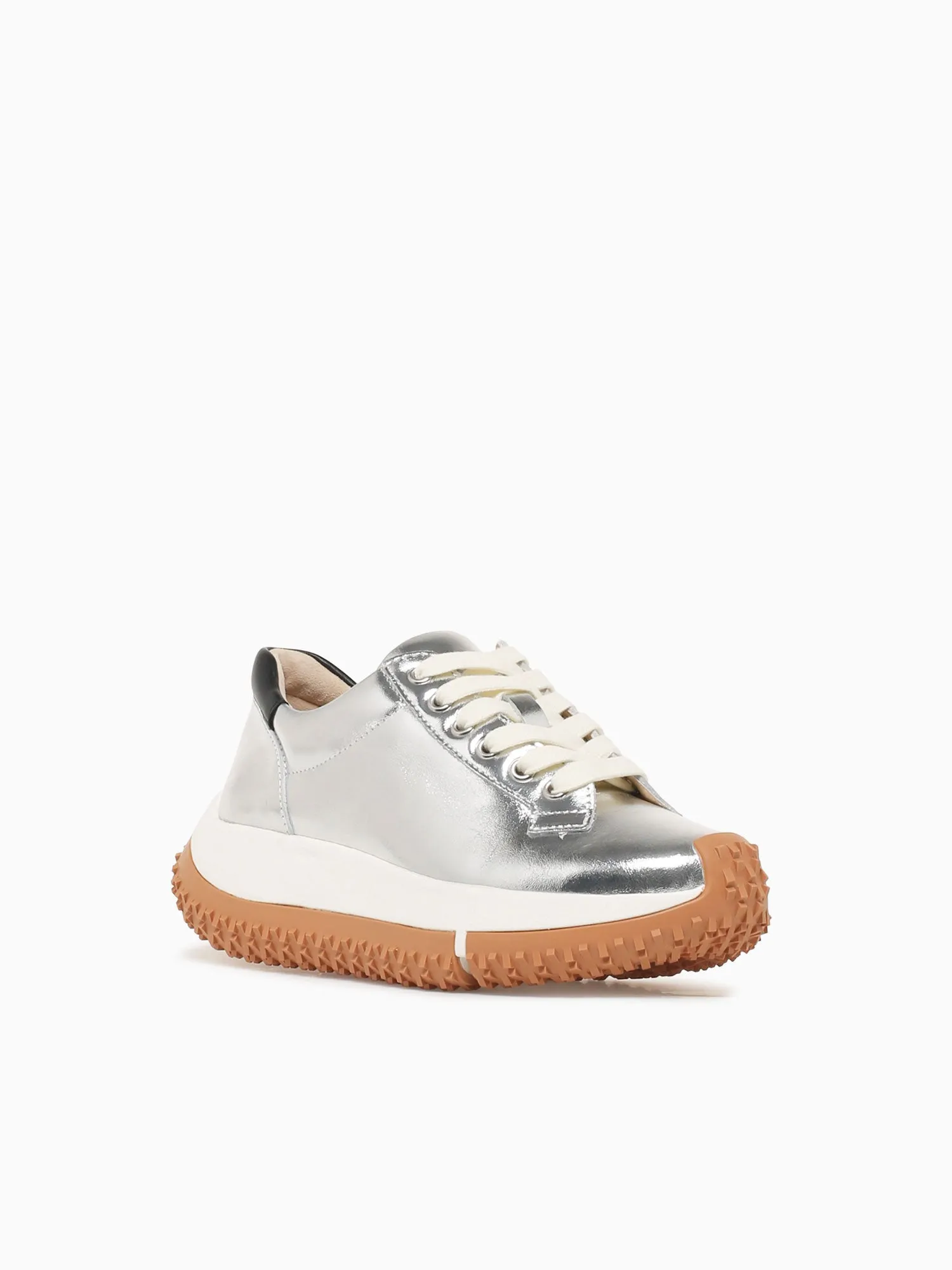 Rs-trck Speckle Casual Shoes Kapok Soon Silver Leather