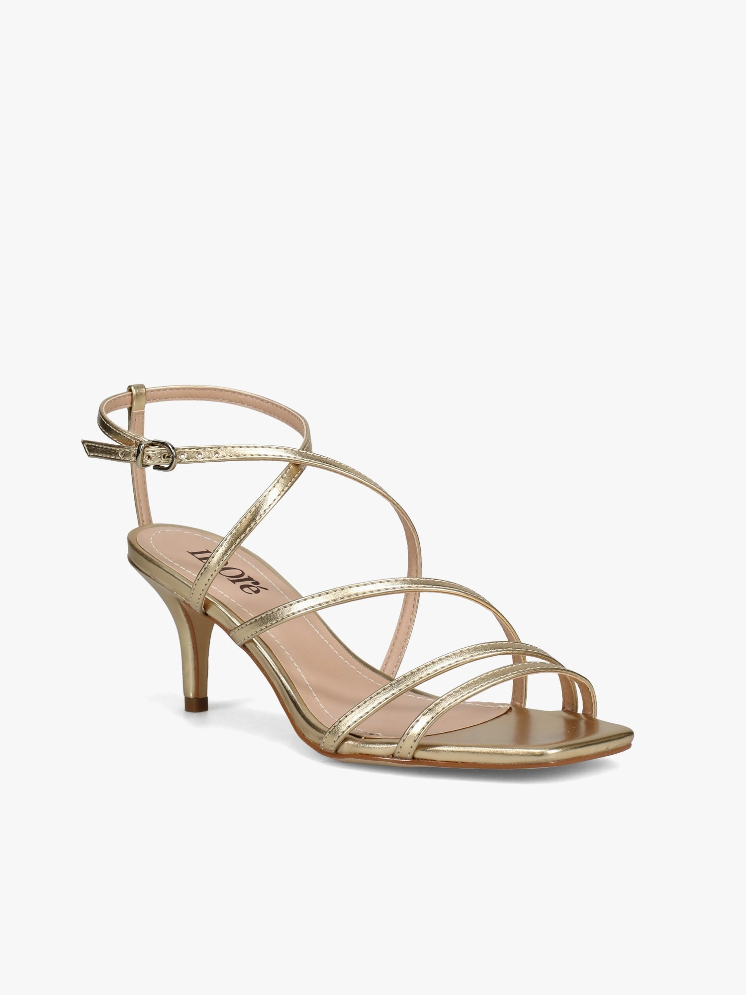 Wally Americana Casual Shoes Kathy 10108005 Gold Nappa