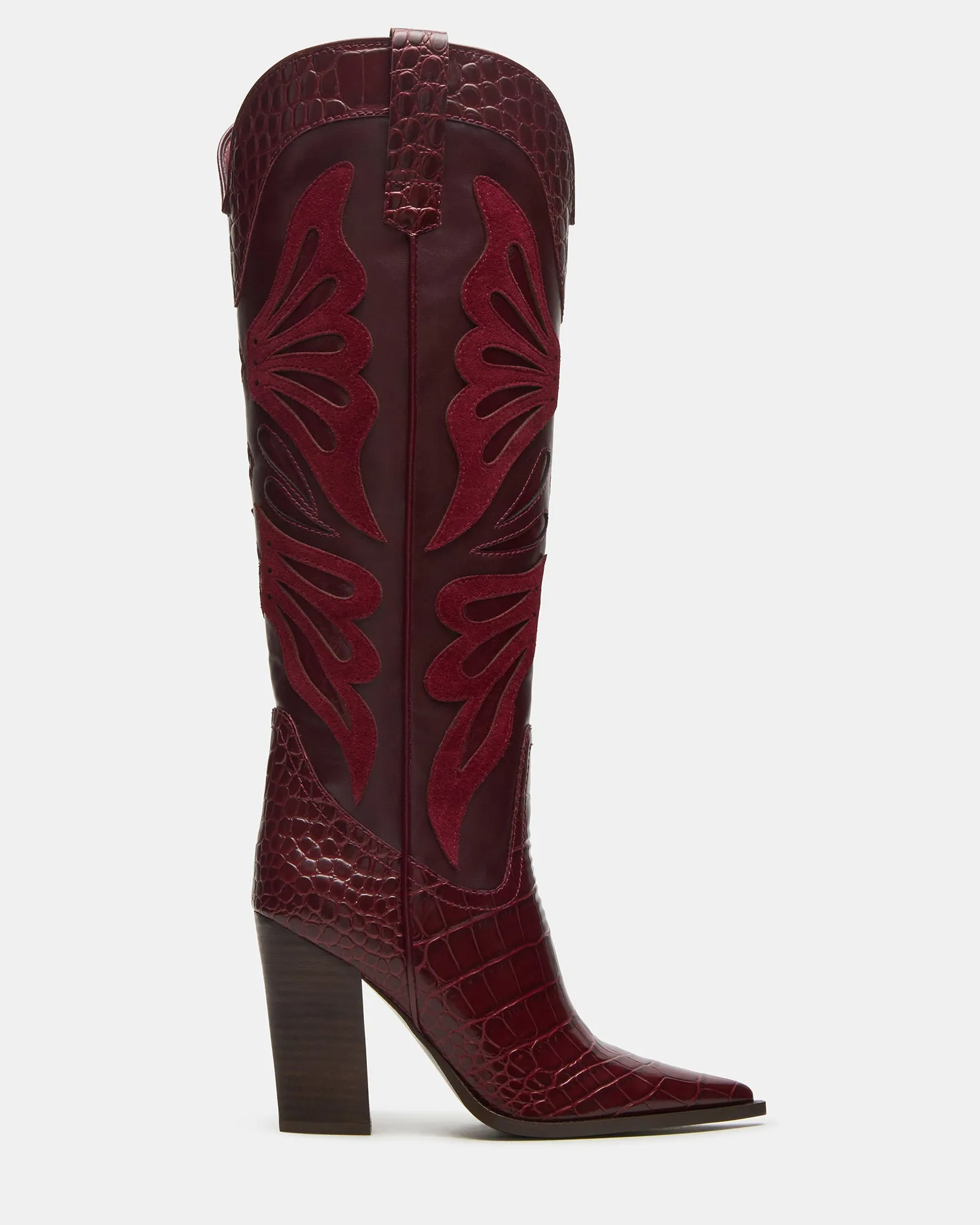 KAZ BURGUNDY Dressy Cowboy Boots