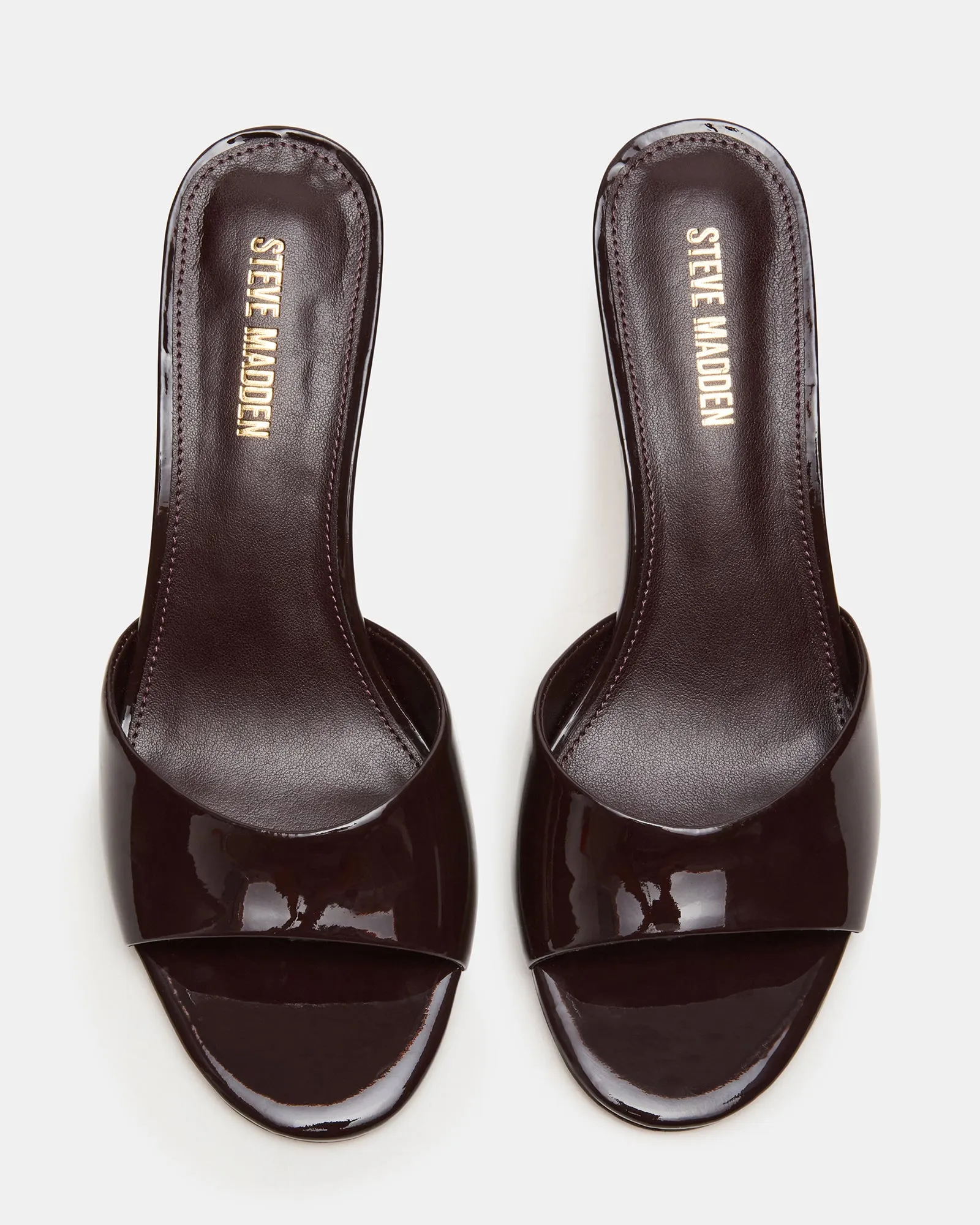 KENDRIX BROWN LEATHER High Heel Pointed Shoes