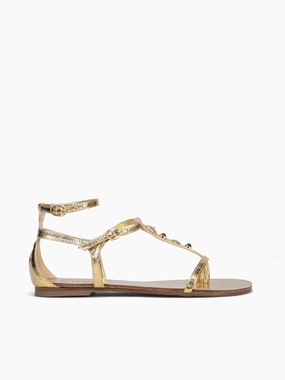 Khenan Gold Metal Bala Best Casual Waterproof Shoes