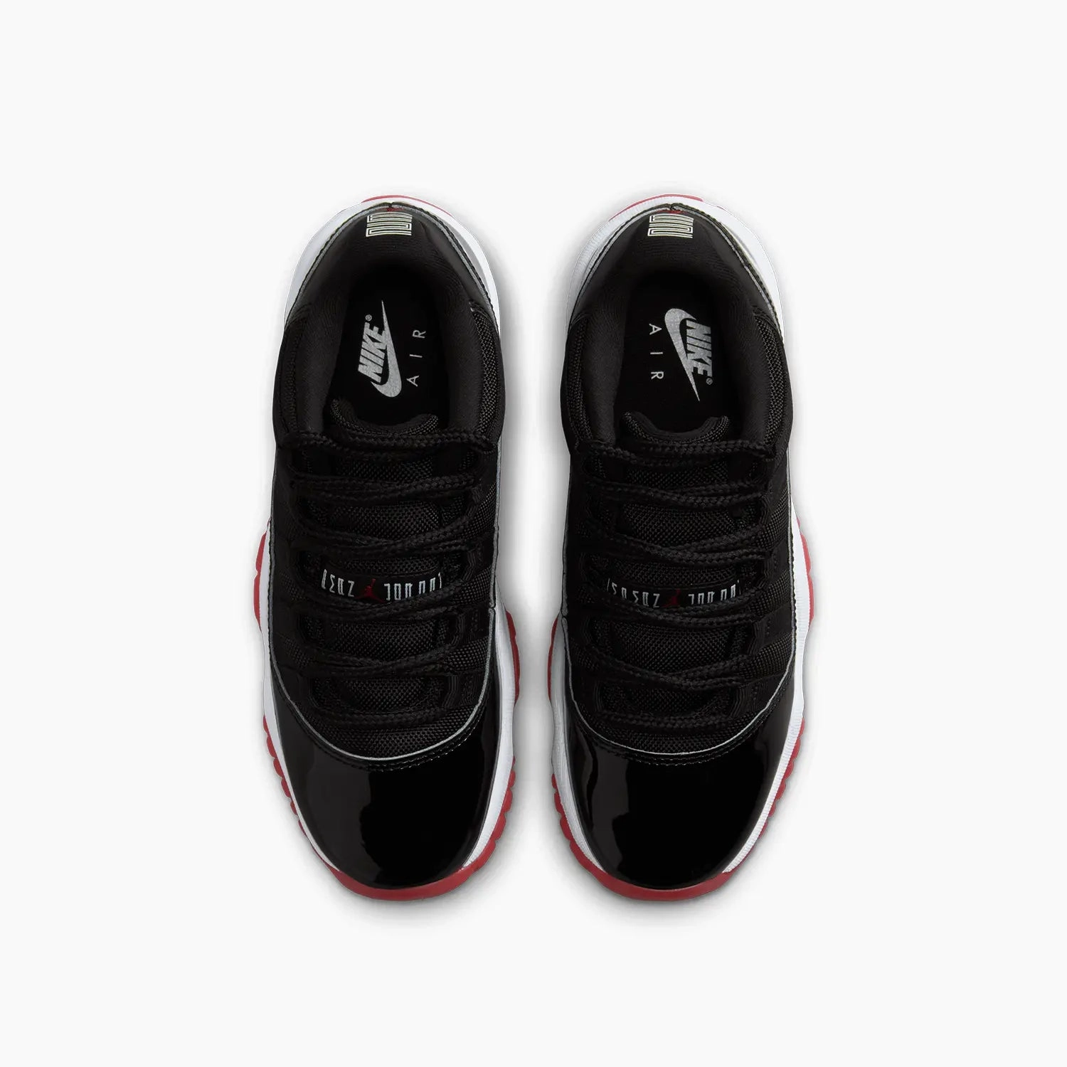 Kid's Air Jordan 11 Retro Low "Bred" Grade School Ryka Sneakers