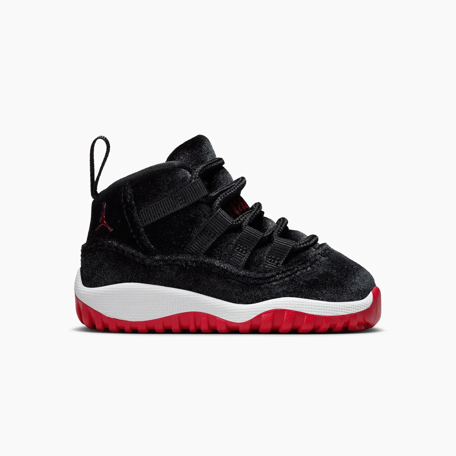 Kid's Air Jordan 11 Retro "Bred Velvet" Toddler Cali Sneakers