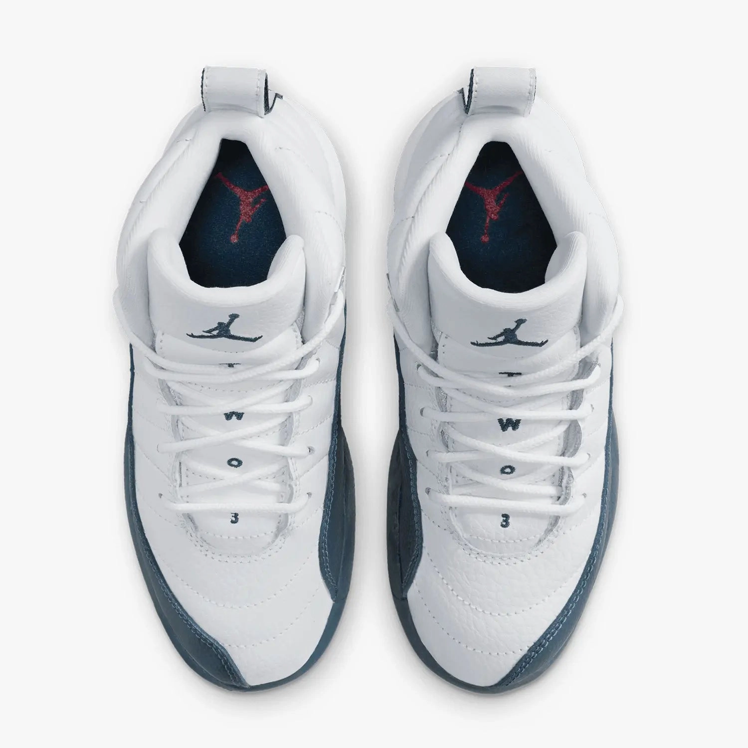 Canvas Low Top Sneakers Kid's Air Jordan 12 Retro "French Blue" Pre School