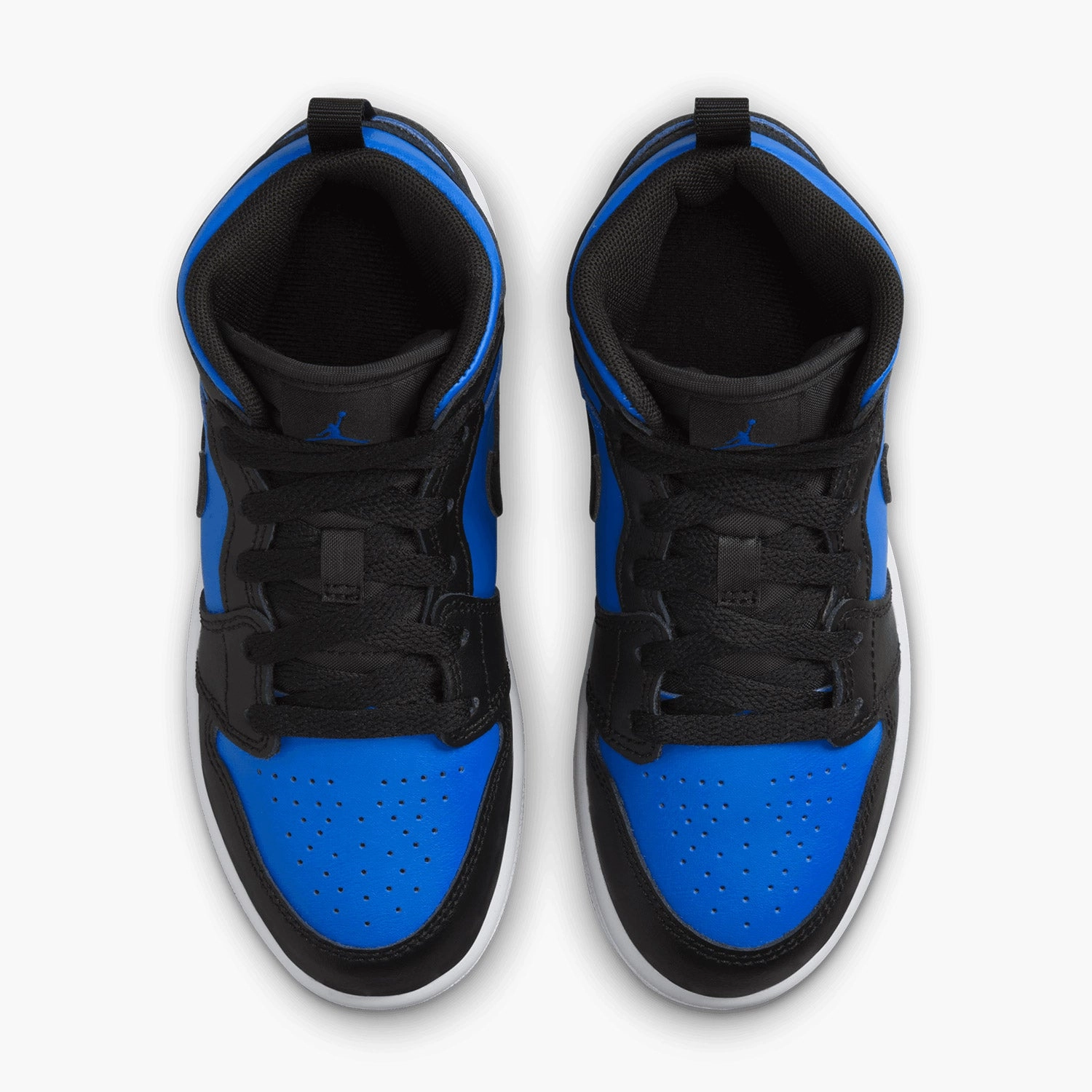 Kid's Air Jordan 1 Mid "Black Royal Blue" Pre School Black Friday Deals On Sneakers