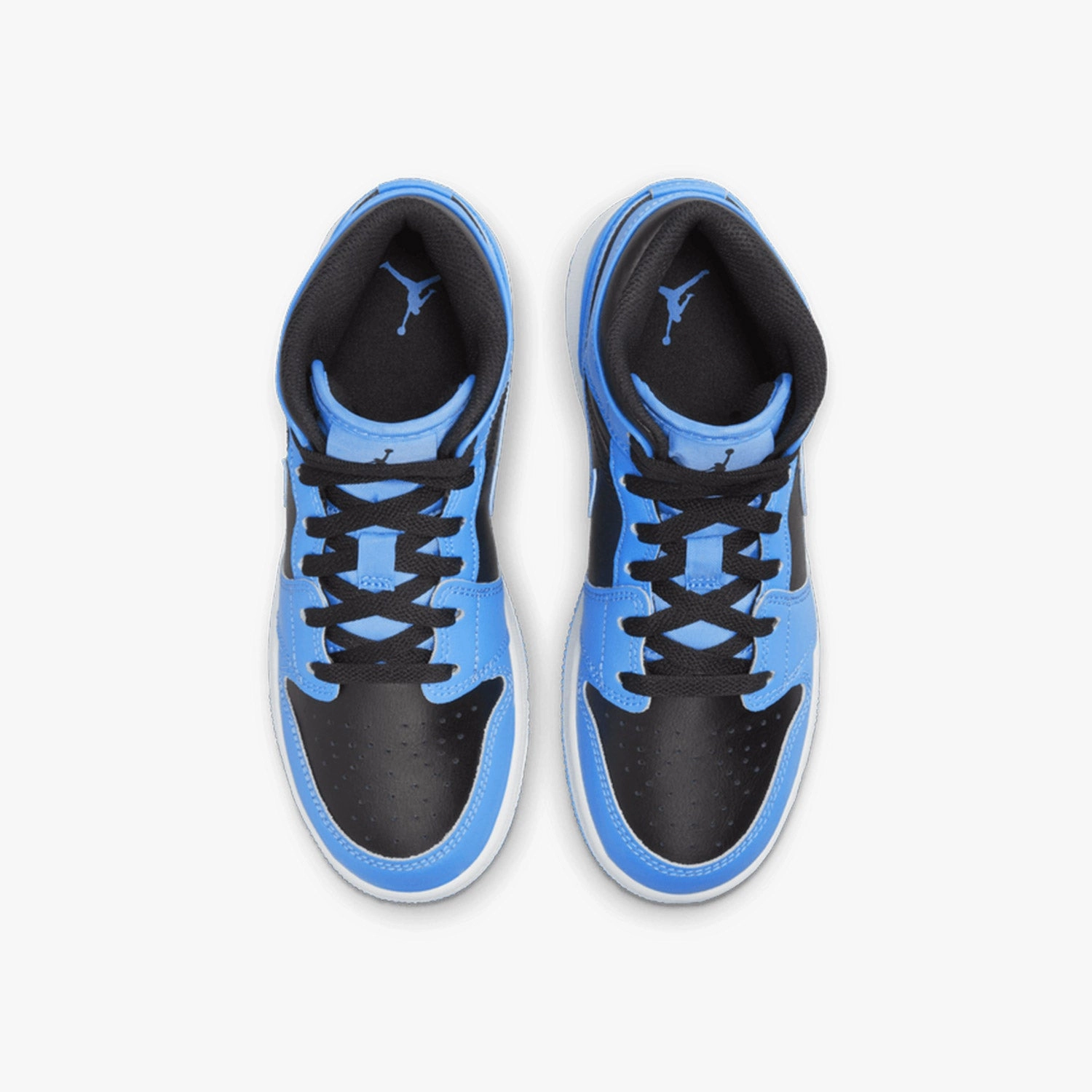 Kid's Air Jordan 1 Mid "University Blue" Grade School New Releases Sneakers