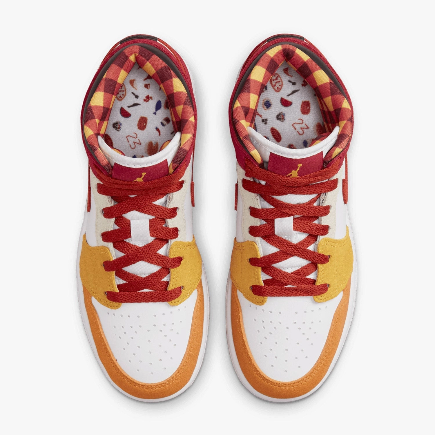 Kid's Air Jordan 1 Mid SE "Picnic" Grade School Topo Sneakers