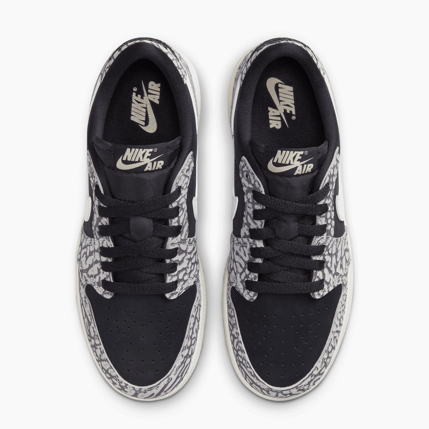 Kid's Air Jordan 1 Retro OG "Black Cement" Grade School Sneakers With A Suit