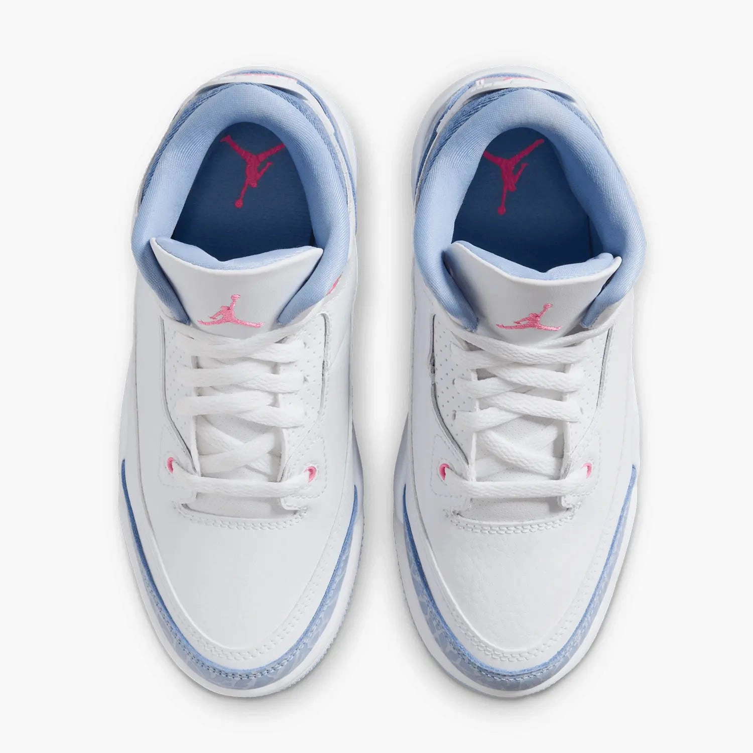 Gucci Sparkle Sneakers Kid's Air Jordan 3 Retro "White Cobalt Bliss" Pre School