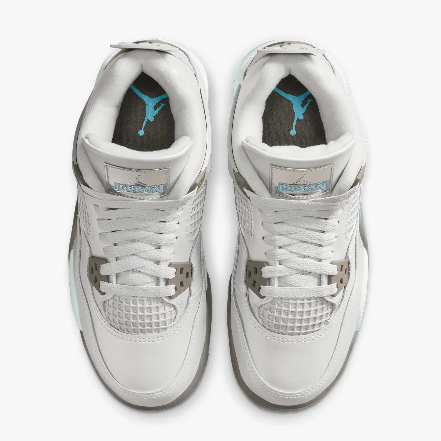 Socks With Sneakers Kid's Air Jordan 4 Retro "Blue Chill" Grade School