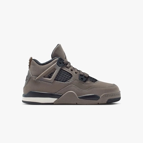 Gray Sneakers Kid's Air Jordan 4 Retro "Cave Stone" Pre School