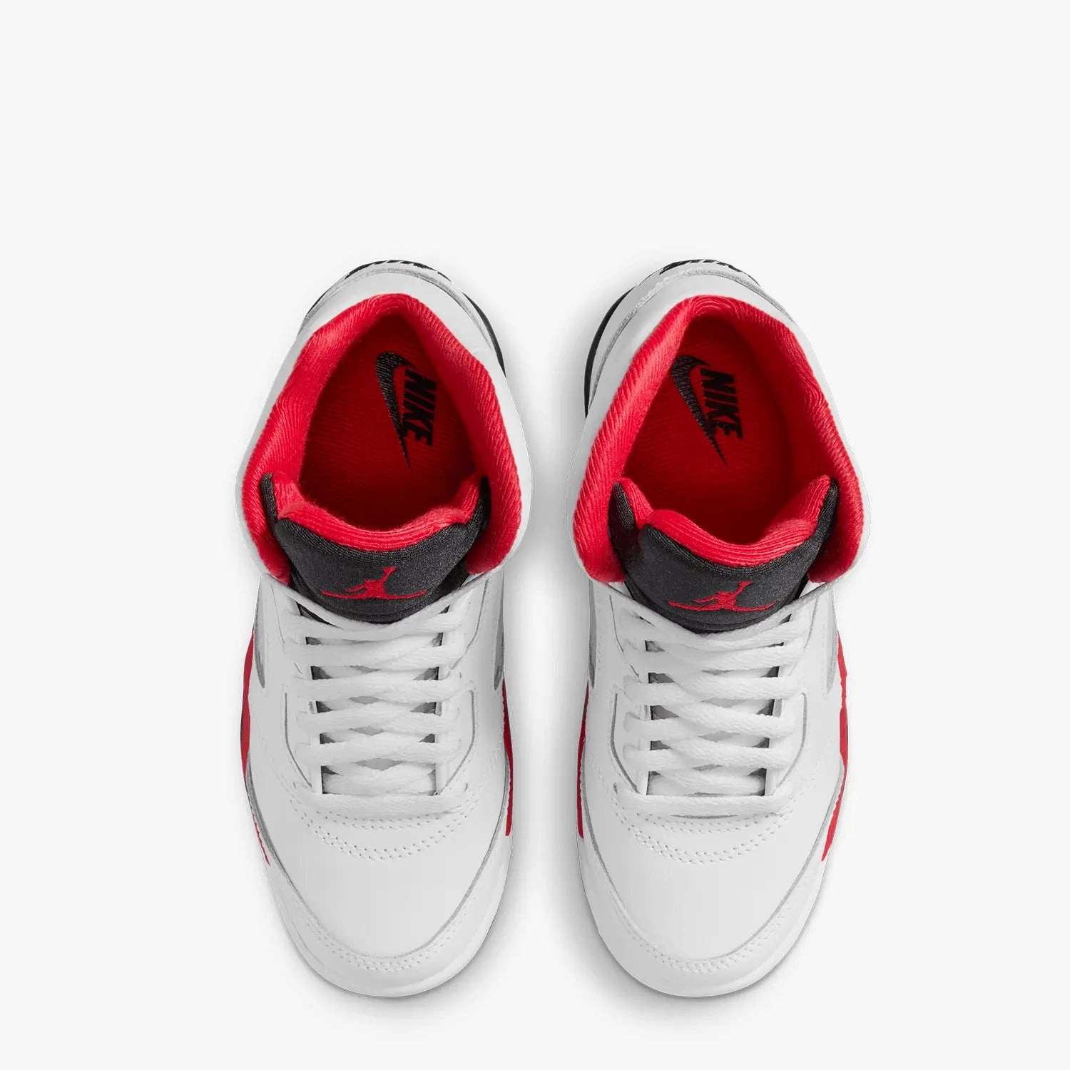 Silver Sneakers Website Kid's Air Jordan 5 Retro OG "Fire Red Black Tongue" Pre School