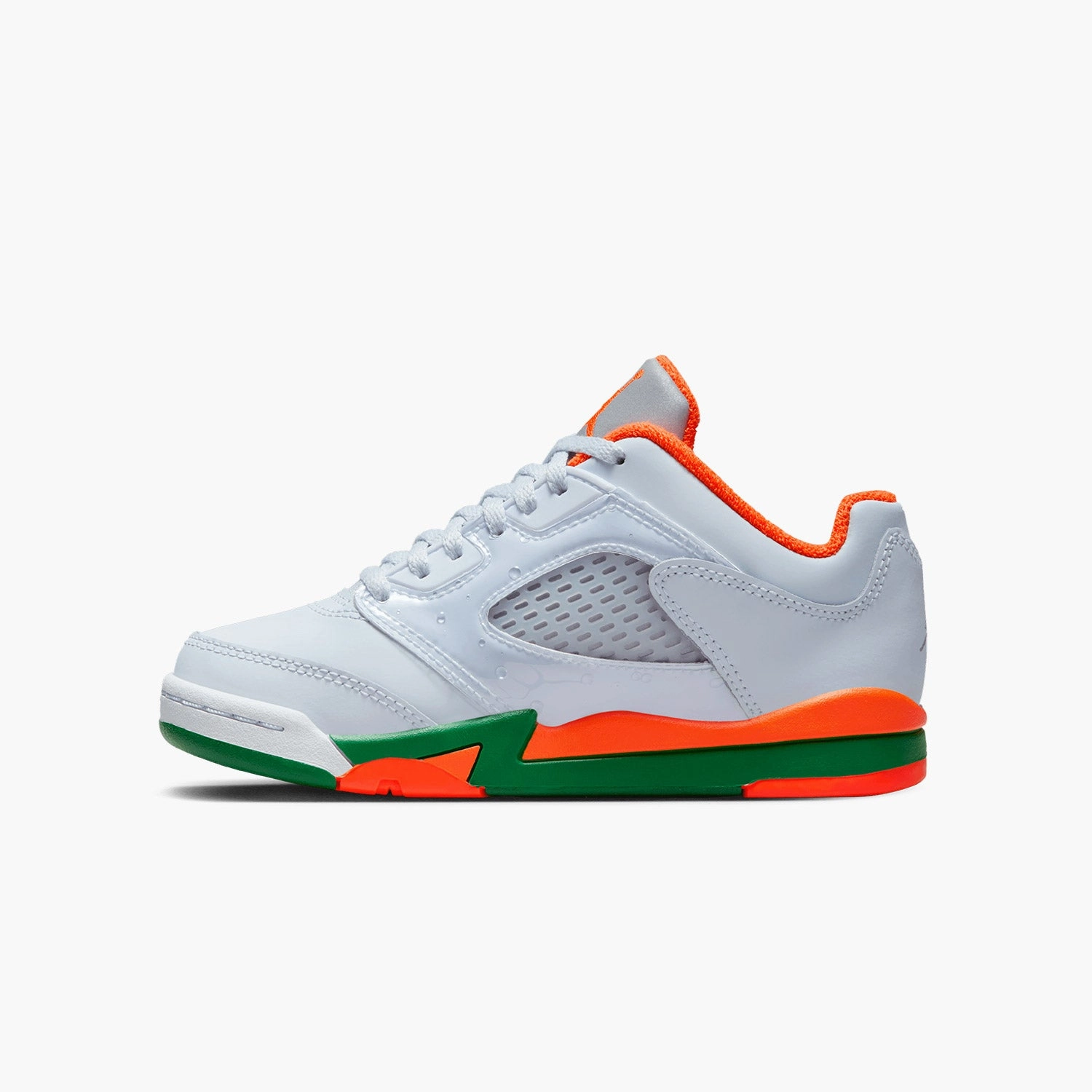 Sleek Sneakers Kid's Air Jordan 5 Retro "Miami Hurricanes" Pre School