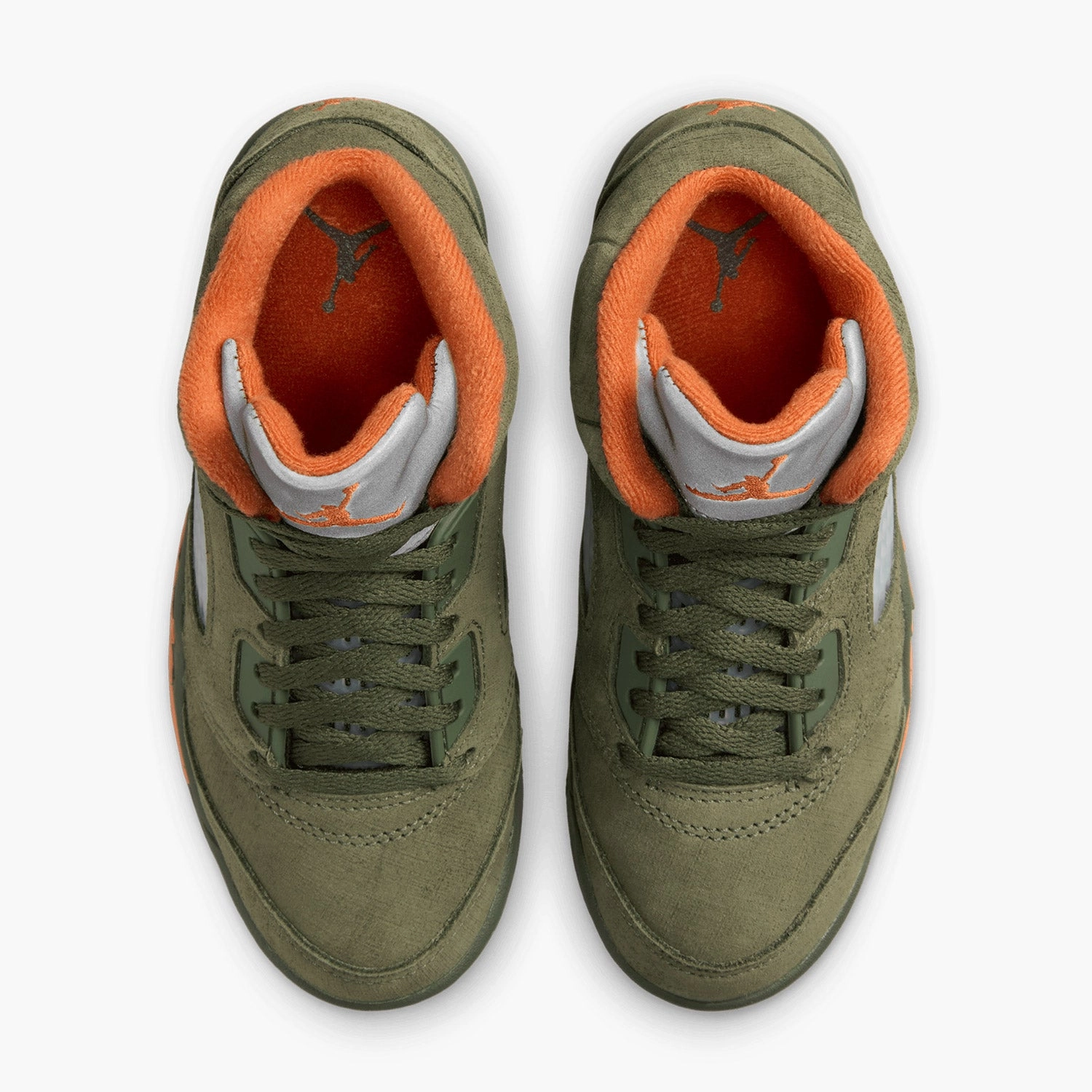 Kid's Air Jordan 5 Retro "Olive" Pre School Oxford Sneakers