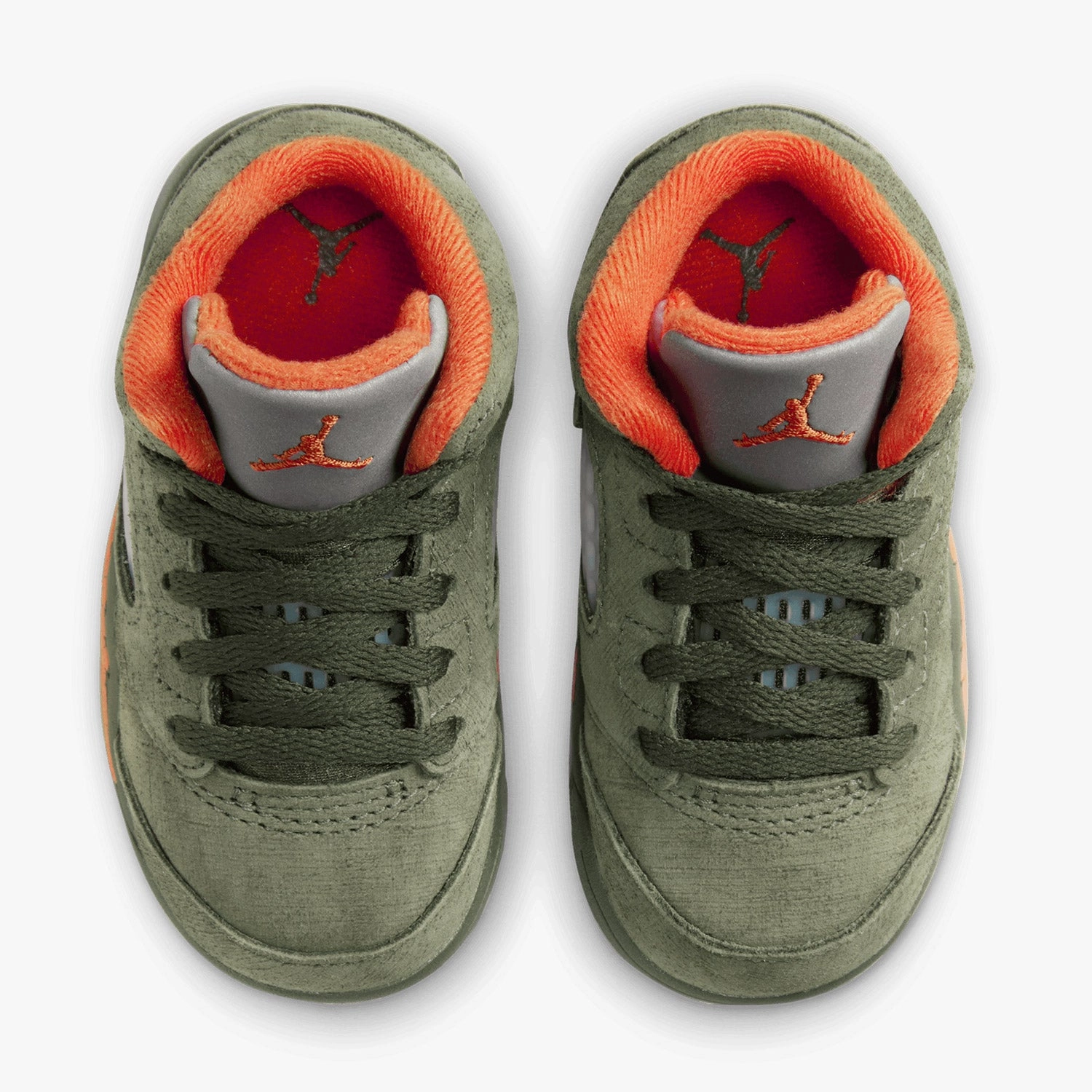 Kid's Air Jordan 5 Retro "Olive" Toddlers Diabetic Walking Sneakers