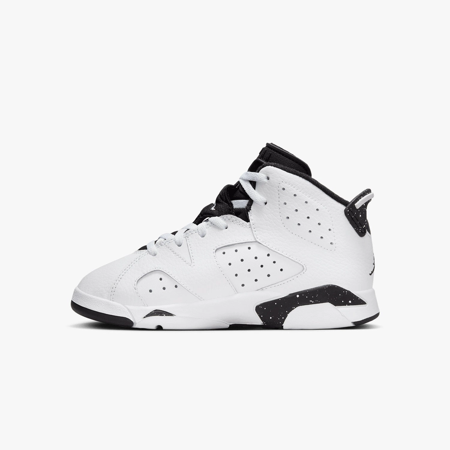 Kid's Air Jordan 6 Retro "Reverse Oreo" Pre School Gola Sneakers