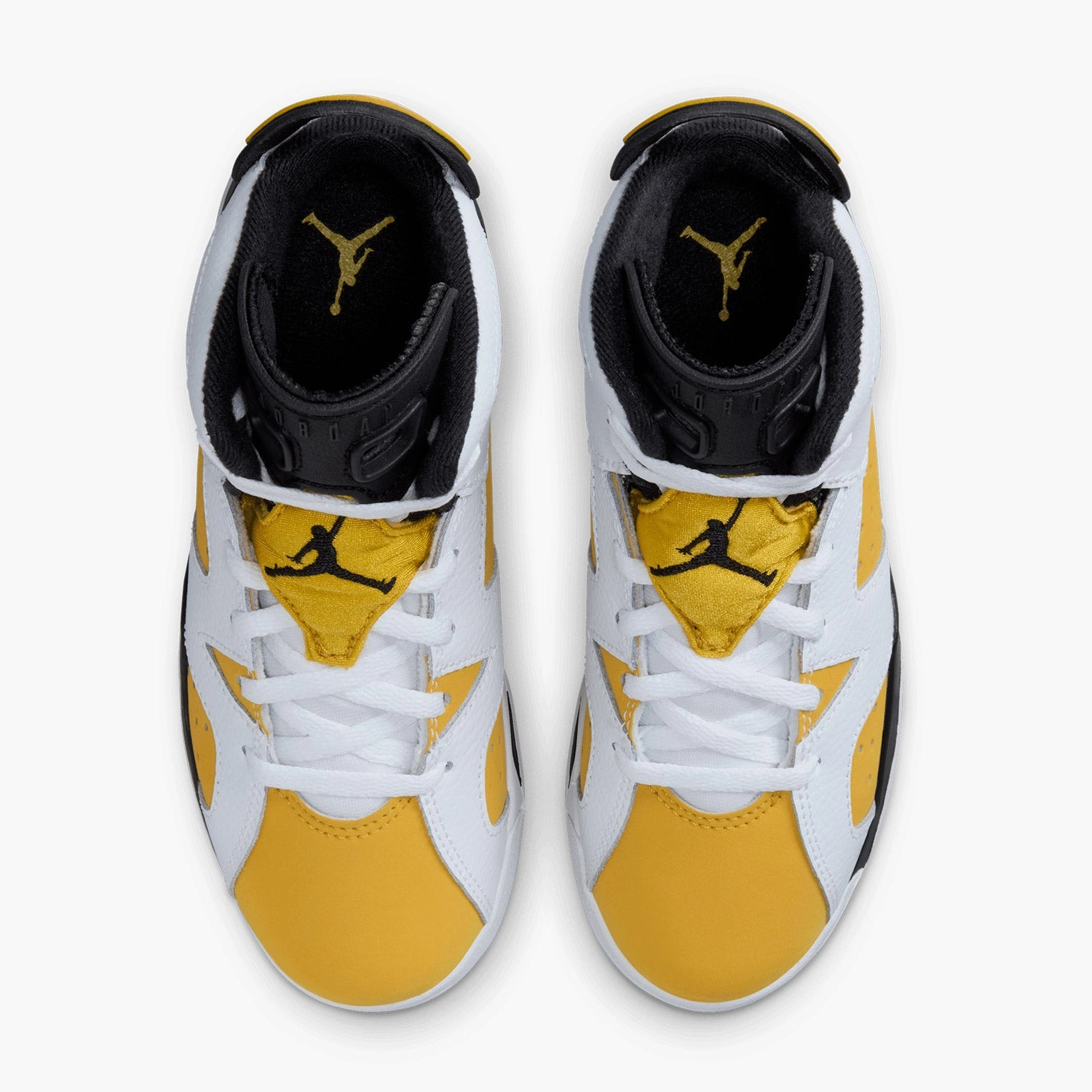 Kid's Air Jordan 6 Retro "Yellow Ochre" Pre School Snow Sneakers