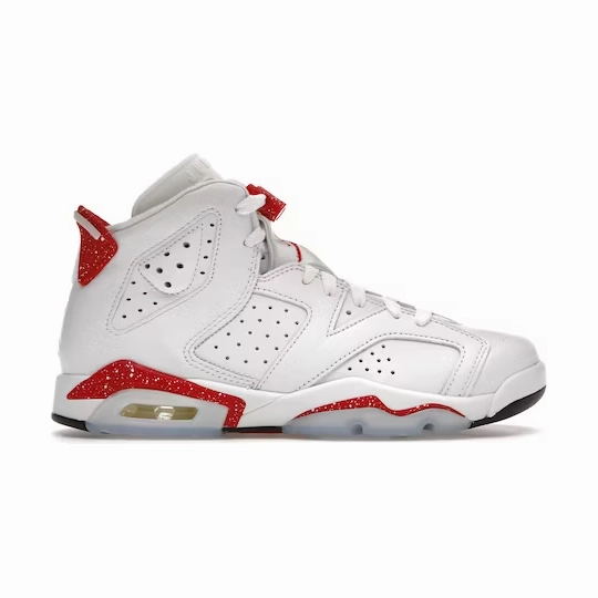 Mix No 6 Sneakers Kid's Air Jordan 6 Retro Shoes - White / Cool Grey / Medium Grey