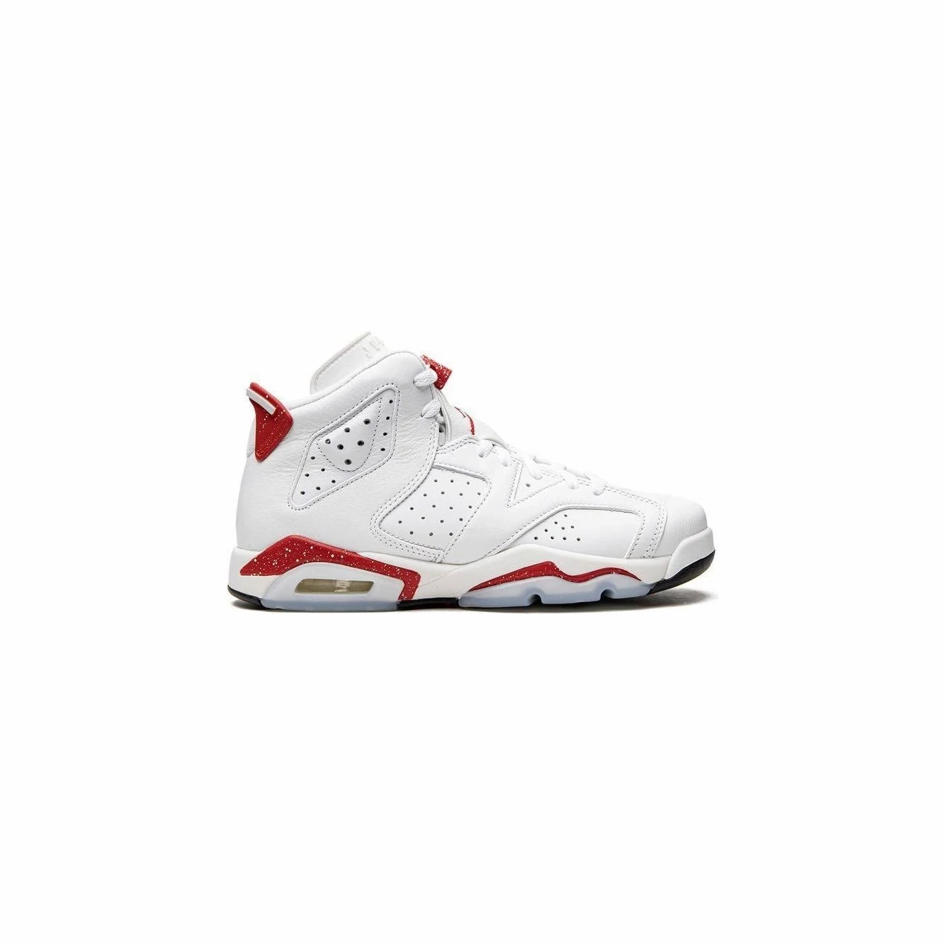 Stability Sneakers Kid's Air Jordan 6 Retro Shoes - White / Cool Grey / Medium Grey