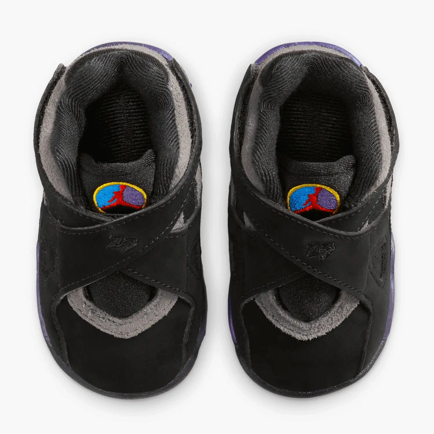 Memory Foam Slip On Sneakers Kid's Air Jordan 8 Retro "Aqua" Toddlers