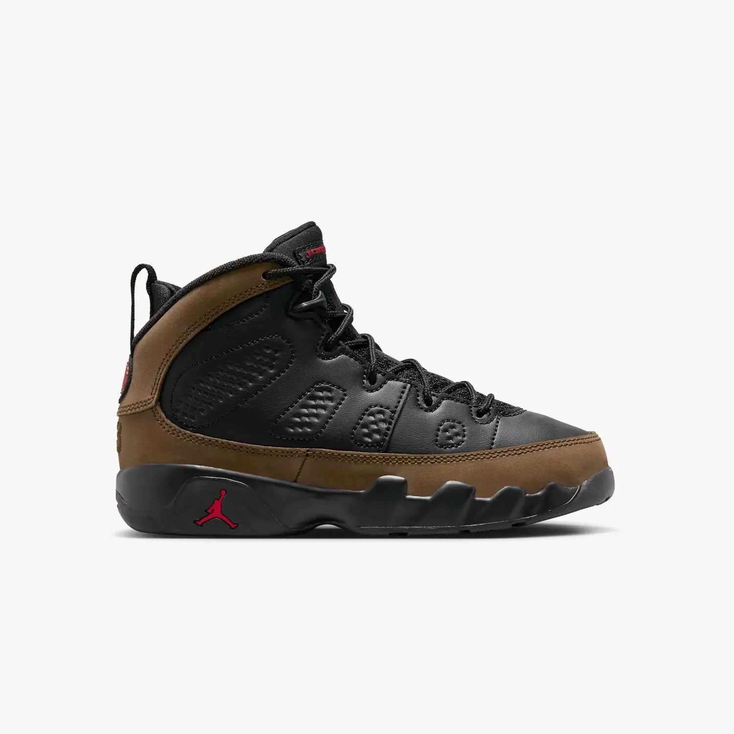 Kid's Air Jordan 9 Retro "Olive" Pre School Best Sneakers For Foot Pain