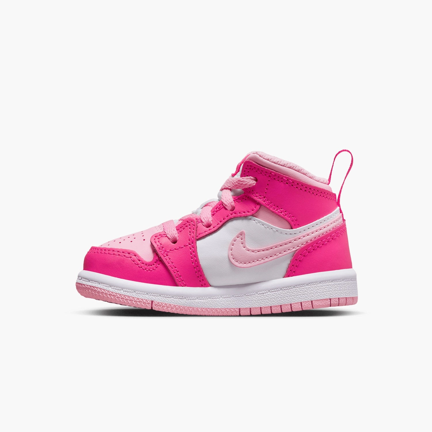 Kid's Jordan 1 Mid "Fierce Pink" Toddlers Kobe Bryant Sneakers