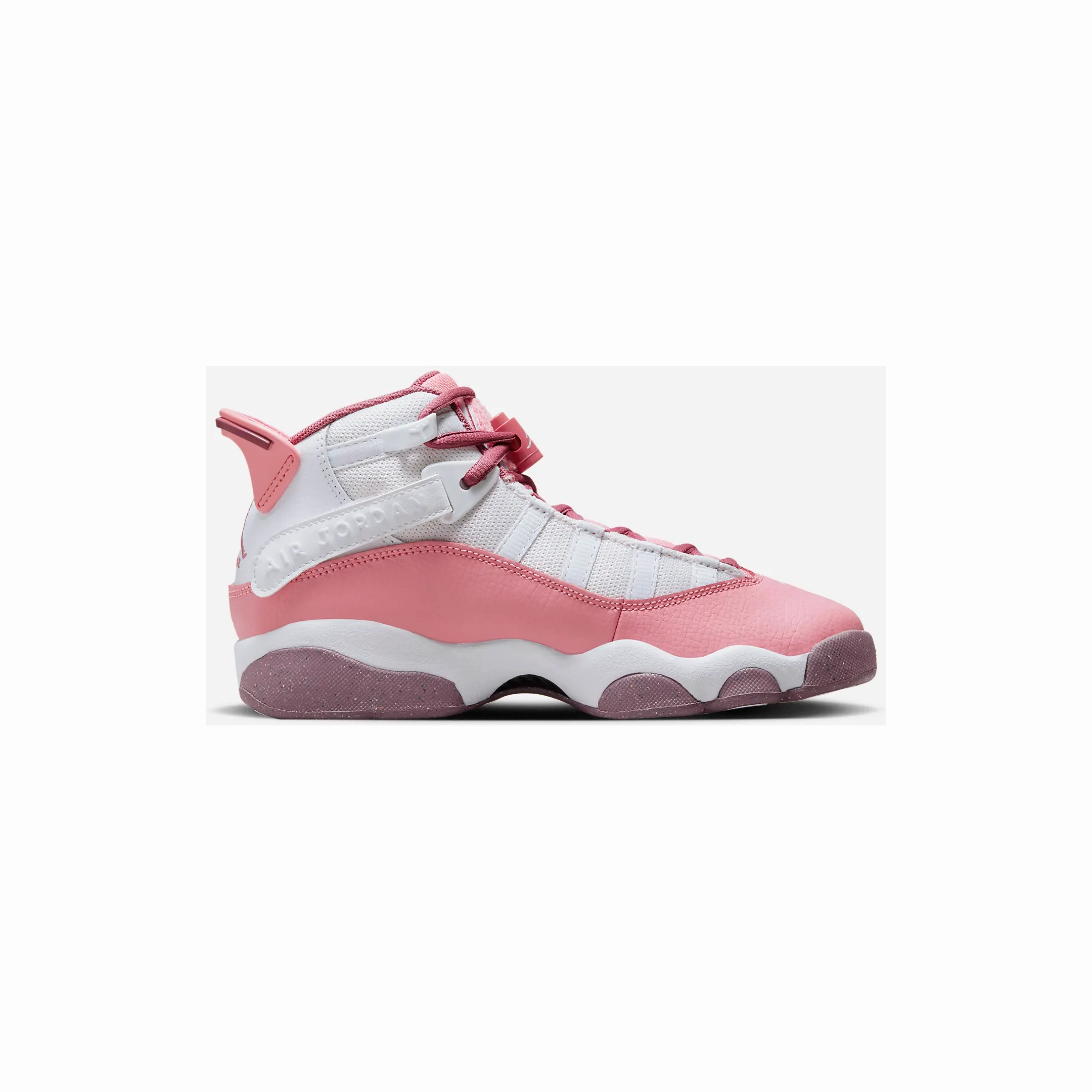 Kid's Jordan 6 Rings Shoes - Coral Chalk / White / Desert Berry Best Running Sneakers With Arch Support
