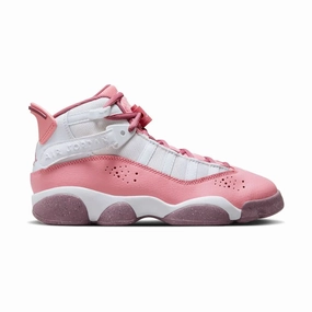 Kid's Jordan 6 Rings Shoes - Coral Chalk / White / Desert Berry Sneakers Review