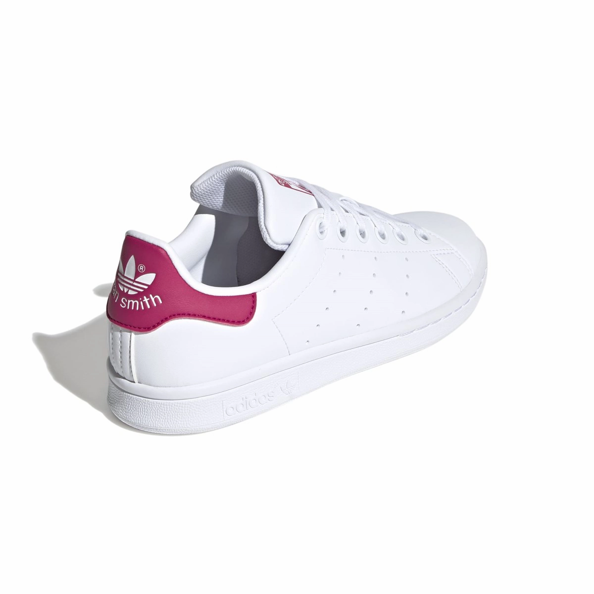 Kid's Stan Smith 'White Bold Pink' Adidas Shoes Similar To Sambas