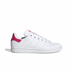 Adidas Torsion System Shoes Kid's Stan Smith 'White Bold Pink'