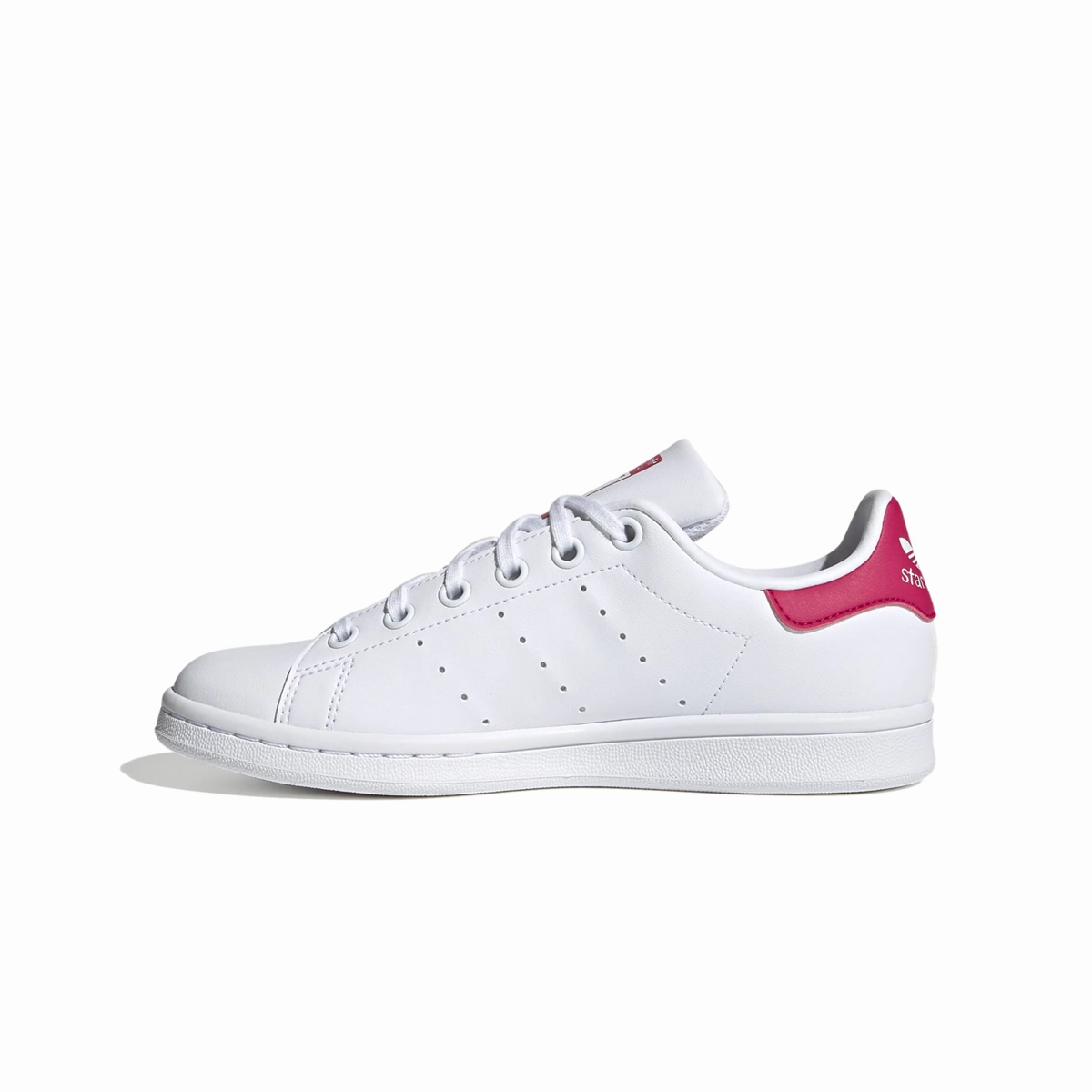 Kid's Stan Smith 'White Bold Pink' Adidas Fashionable Shoes