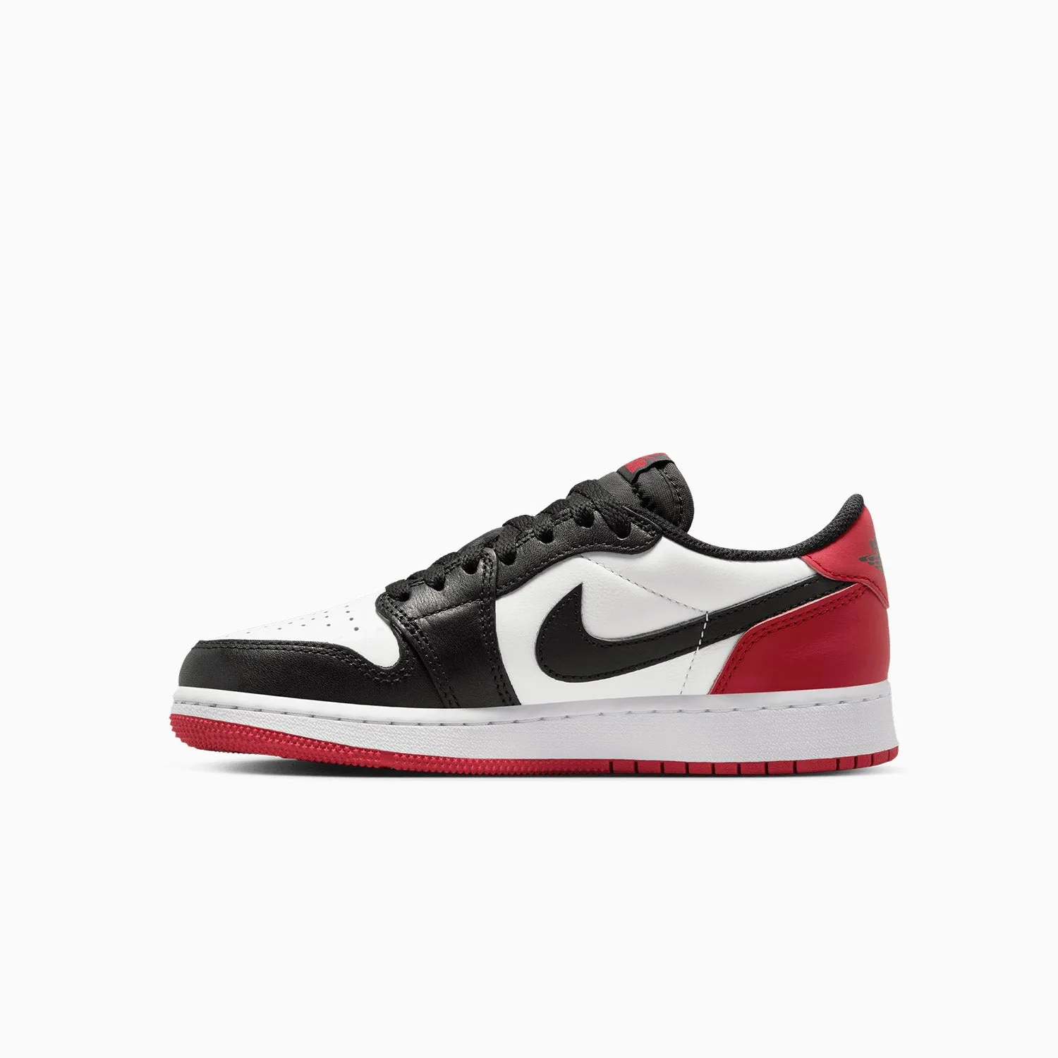 Good Winter Sneakers Kid's Air Jordan 1 Low OG "Black Toe" Grade School