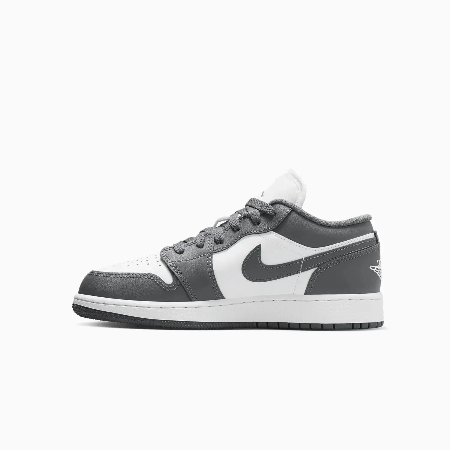 Cloudsurfer Sneakers Kid's Air Jordan 1 Low "Grey White" Grade School