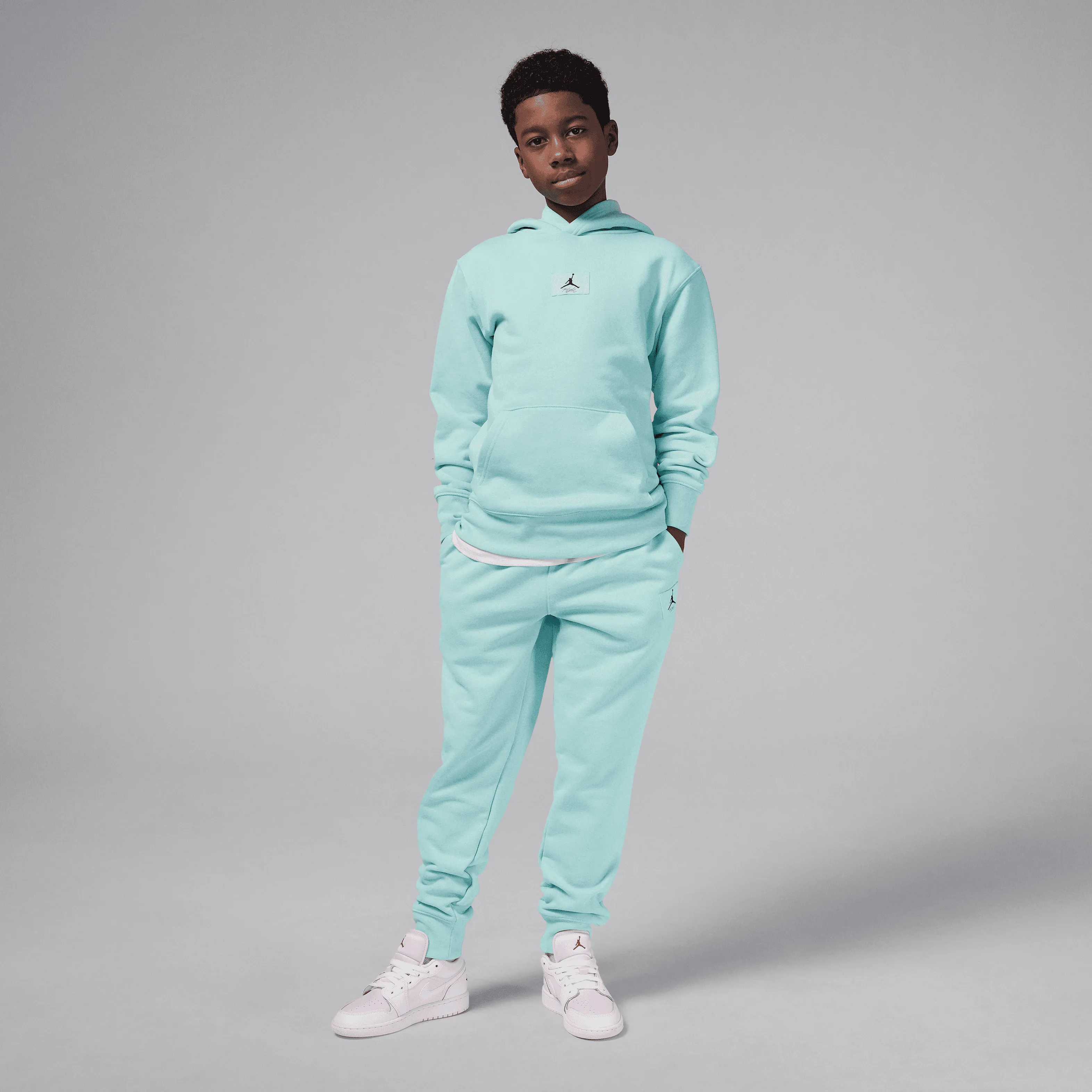 Kid's Air Jordan 1 Low "Pink Foam" Grade School Anta Sneakers