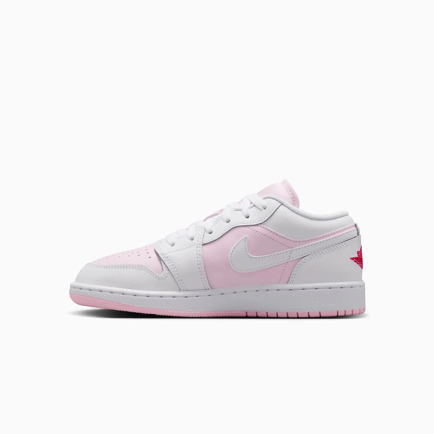 Kid's Air Jordan 1 Low "Pink Foam" Grade School Trending Sneakers 2024