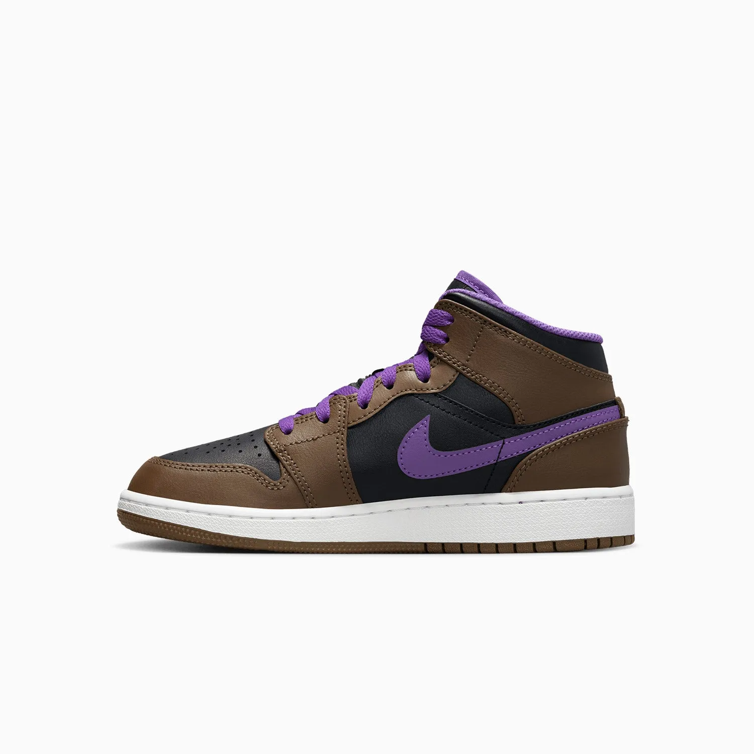 Apb Sneakers Kid's Air Jordan 1 Mid "Purple Mocha" Grade School