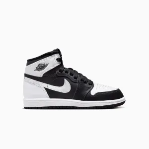 Kid's Air Jordan 1 Retro High OG "Black White" Pre School Sneakers Movies
