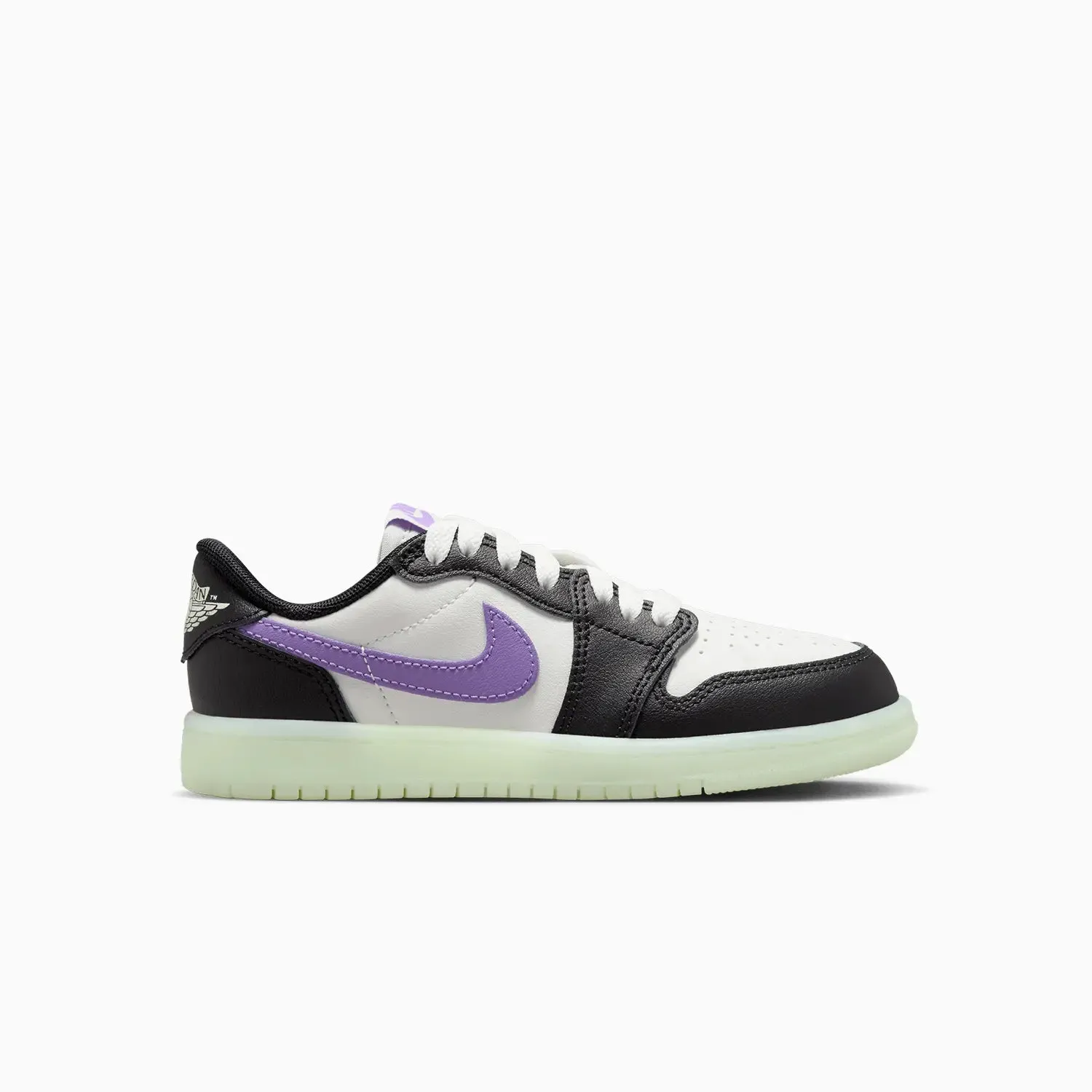 Kid's Air Jordan 1 Retro Low OG  "Black Raspberry" Pre School Dark Grey Sneakers