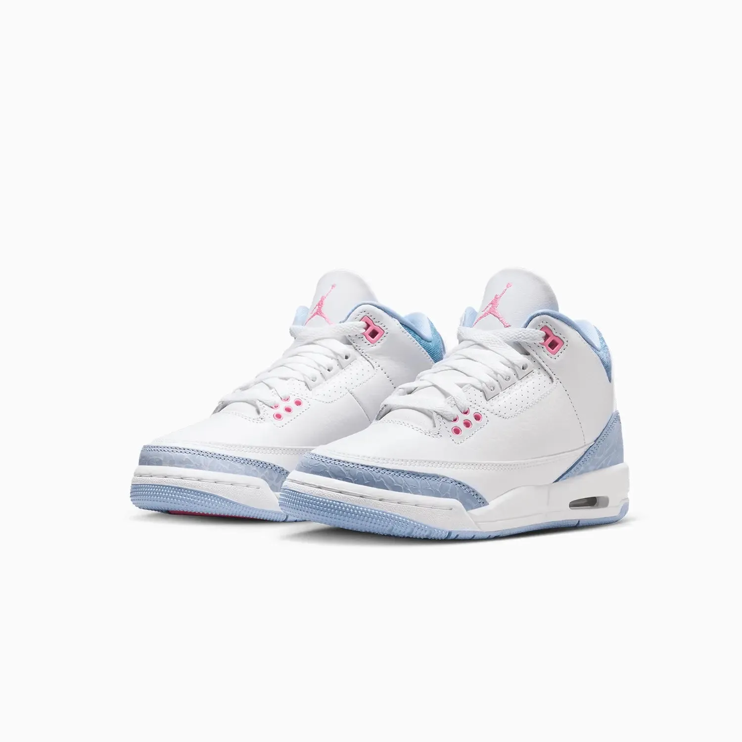 Kid's Air Jordan 3 Retro "White Cobalt Bliss" Grade School York Sneakers