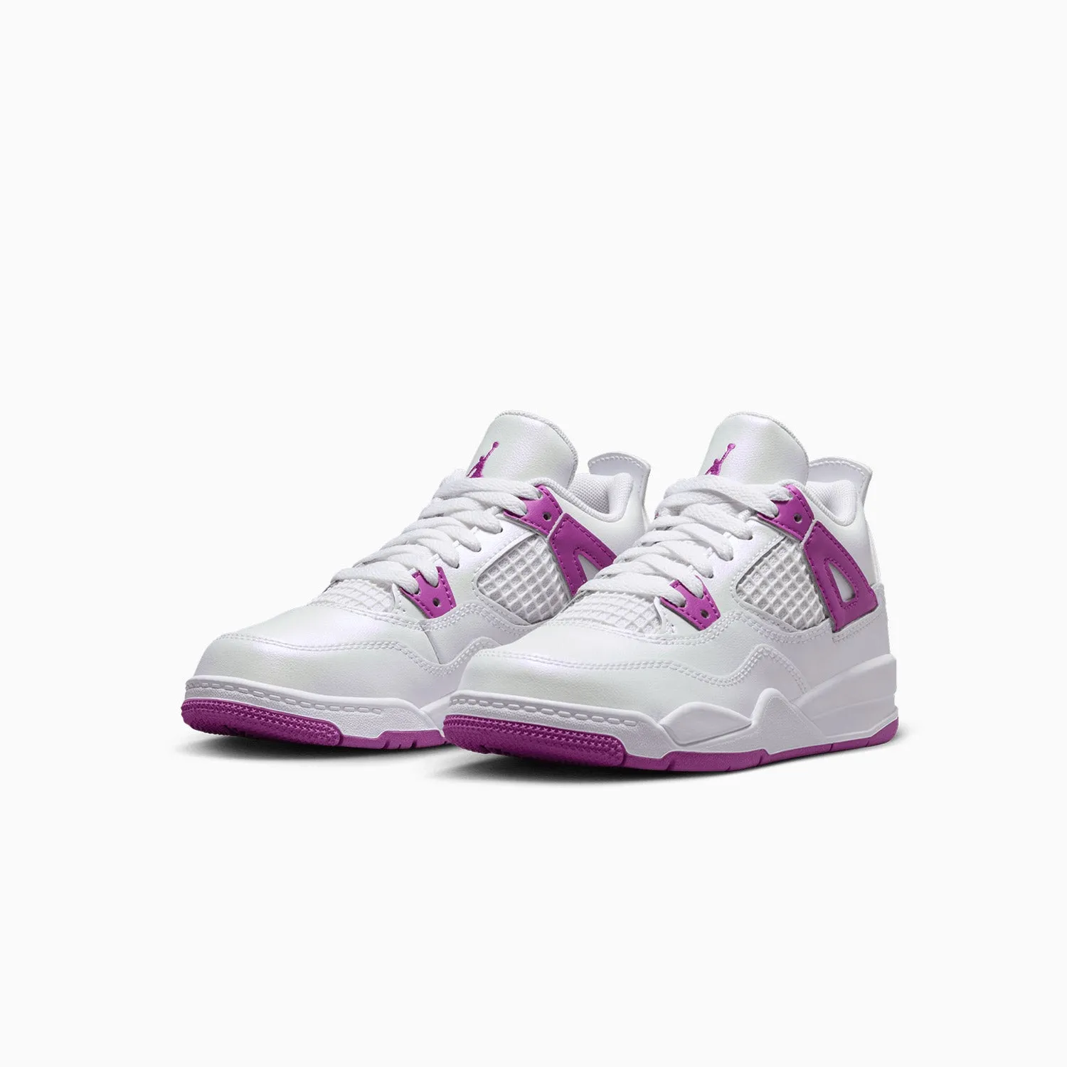 Kid's Air Jordan 4 Retro "Hyper Violet" Pre School Roos Sneakers