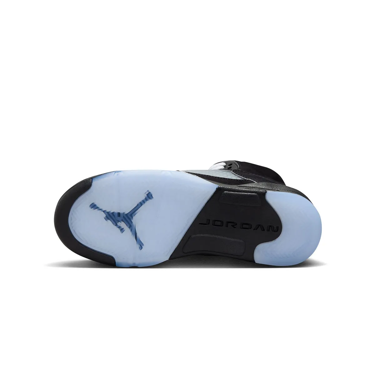 Kids Air Jordan 5 Retro OG 'Black Metallic Reimagined' Silver Sneakers Programs