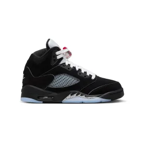 Kids Air Jordan 5 Retro OG 'Black Metallic Reimagined' Alabama Sneakers
