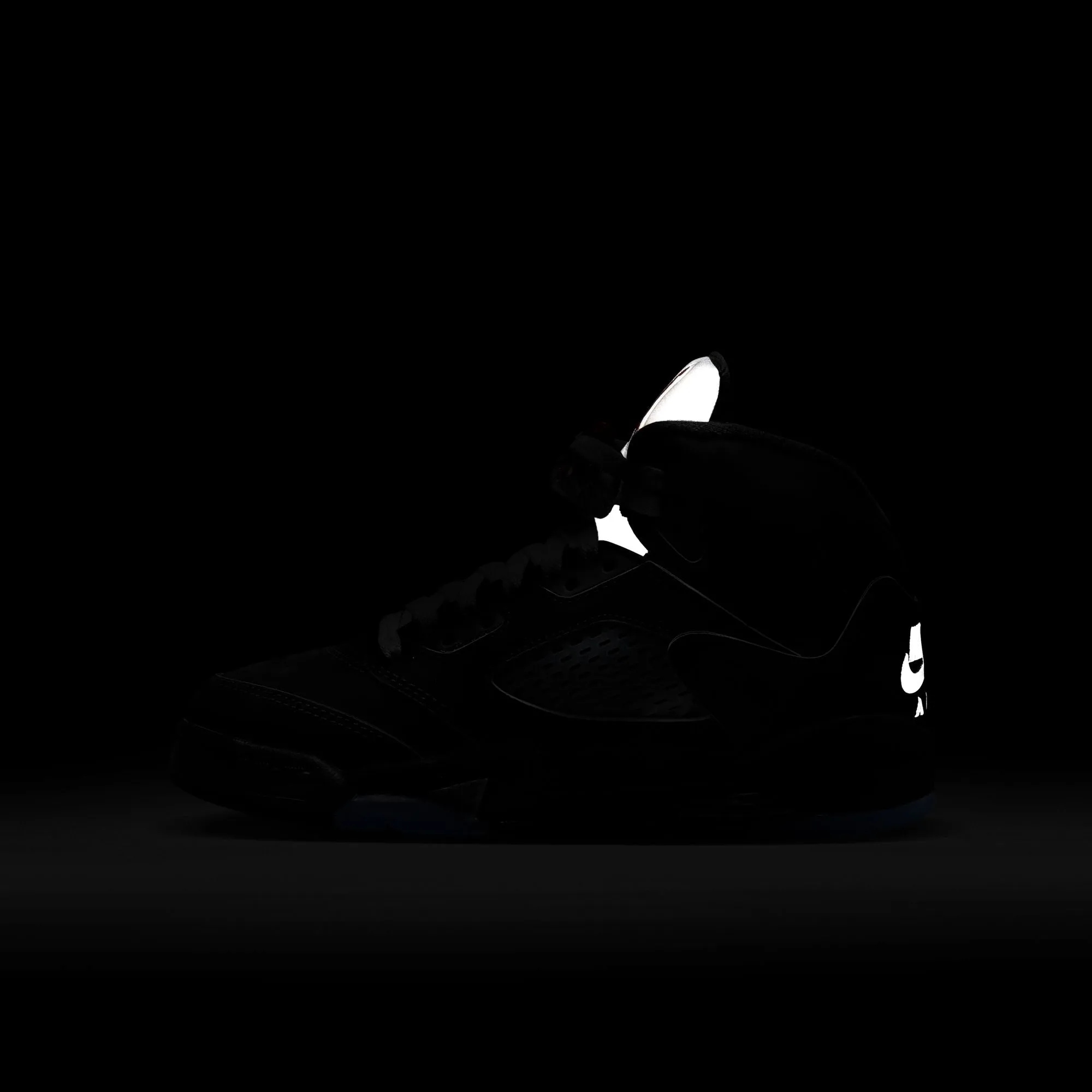 Lace Sneakers Kids Air Jordan 5 Retro OG 'Black Metallic Reimagined'